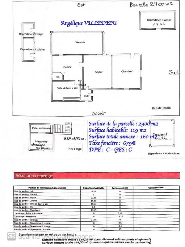 Maison - 119 m² - 3 pièces