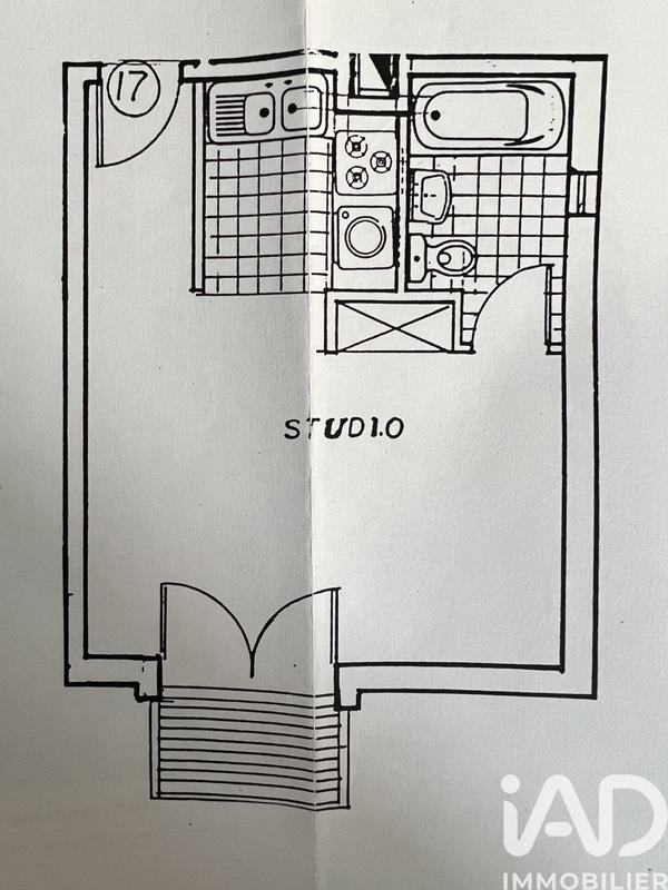 Studio - 27 m² - 1 pièce