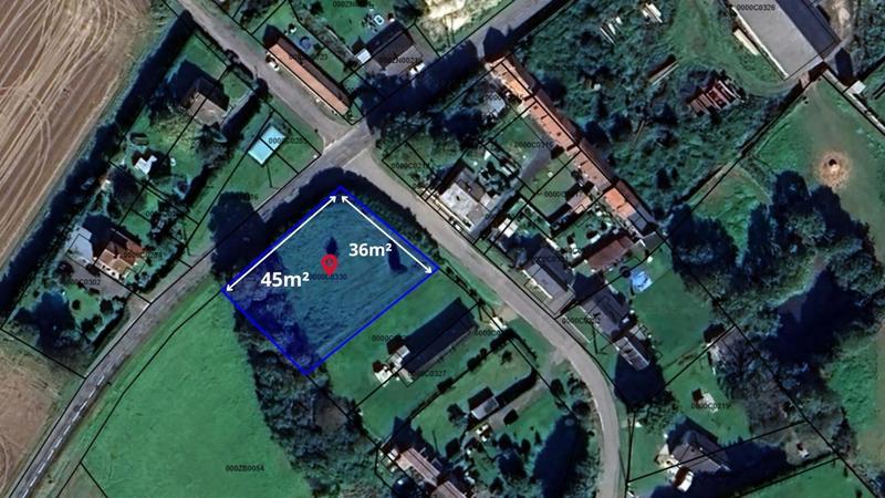 Terrain constructible - 1 617 m²