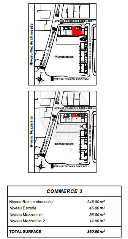 Local commercial - 220 m²