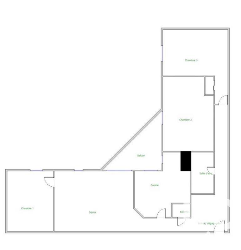 Appartement - 80 m² - 4 pièces