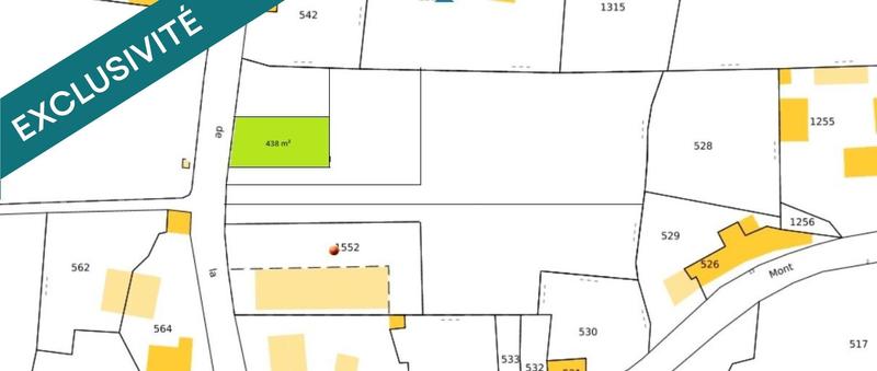 Terrain - 438 m²