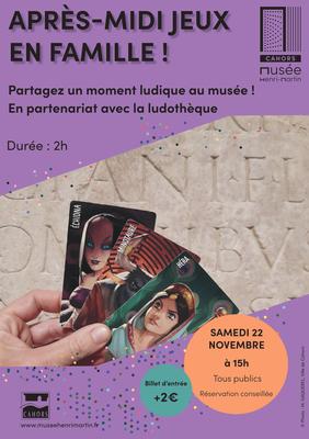 Après-midi jeux en famille