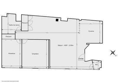 Appartement - 73 m² - 3 pièces