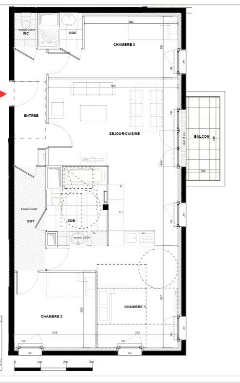 Appartement - 78 m² - 4 pièces