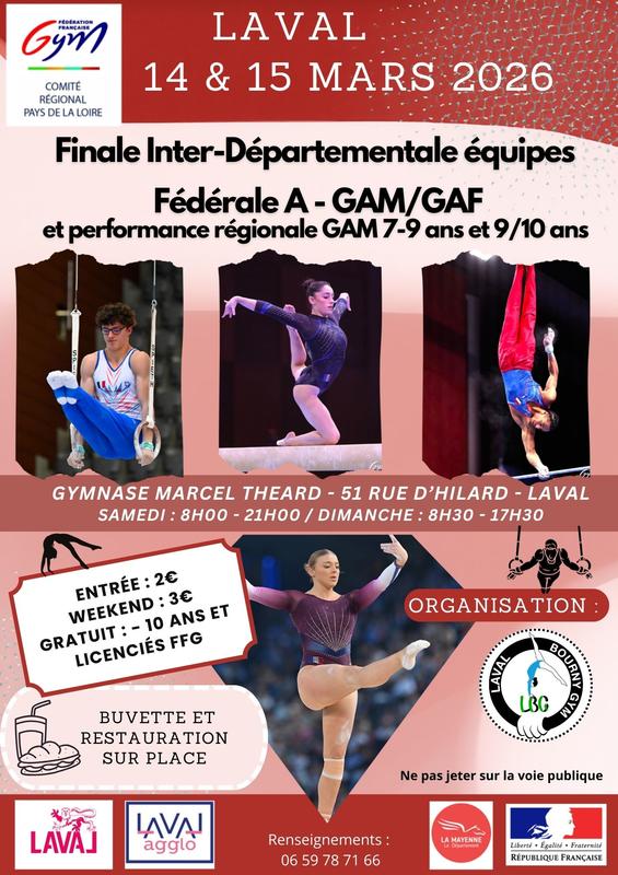 Championnat de gymnastique artistique féminine et masculine