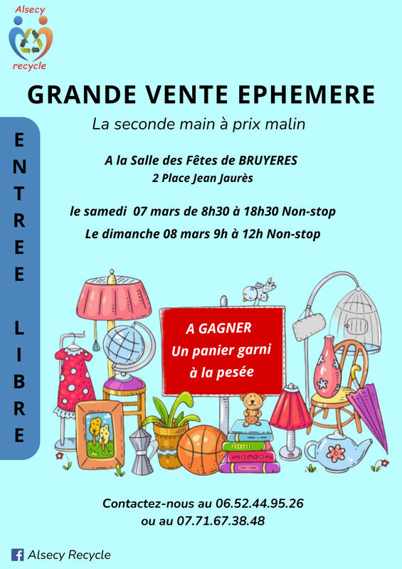 Grande vente éphémère