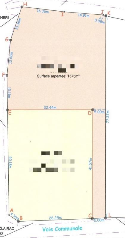 Terrain constructible - 1 575 m²