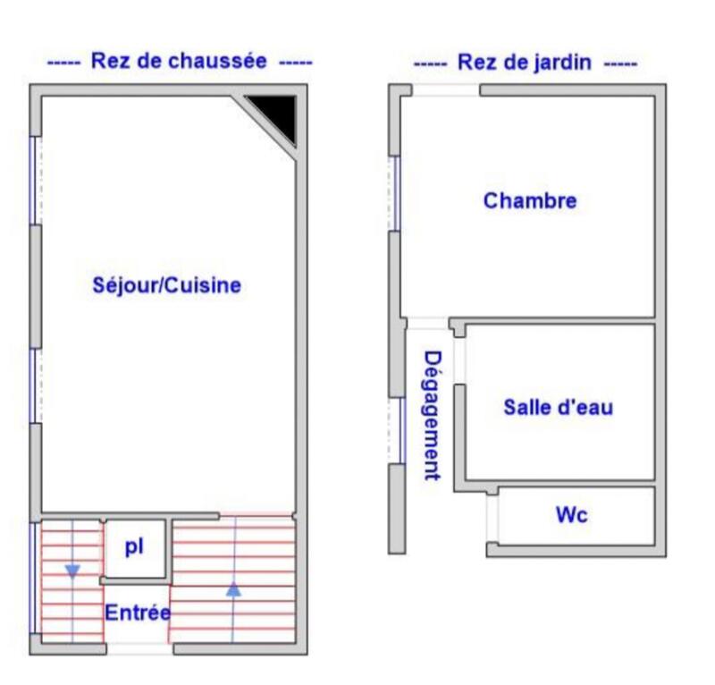 Appartement - 31 m² - 2 pièces