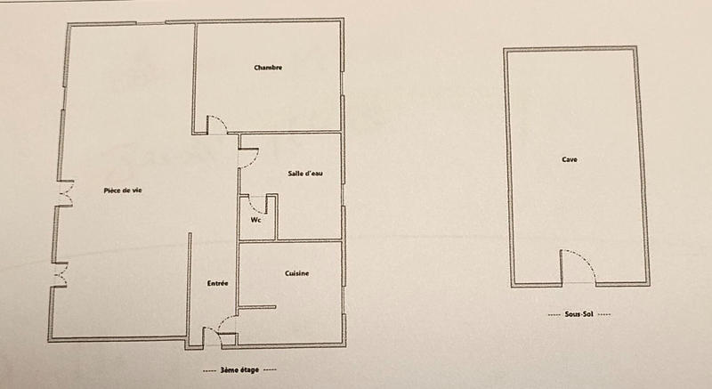 Appartement - 53 m² - 3 pièces