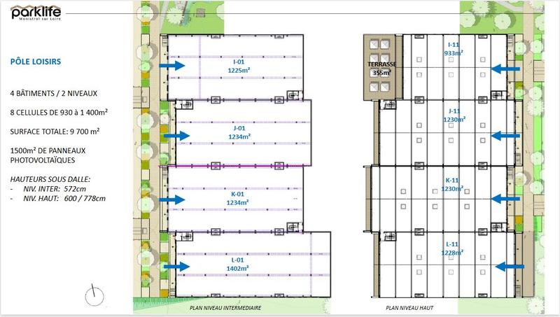 Local commercial - 1 225 m²
