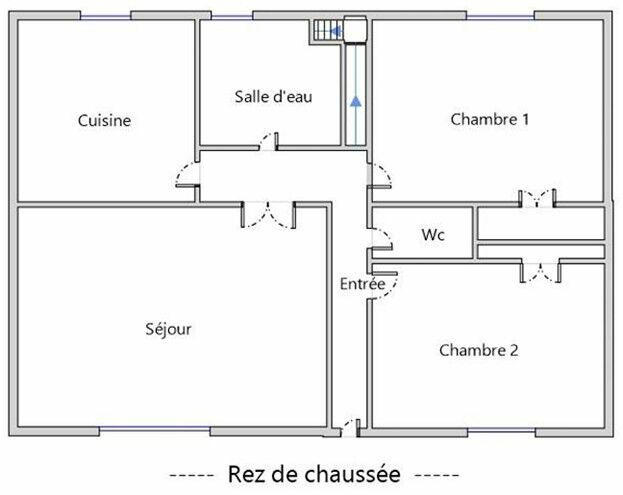 Maison - 61 m² - 3 pièces