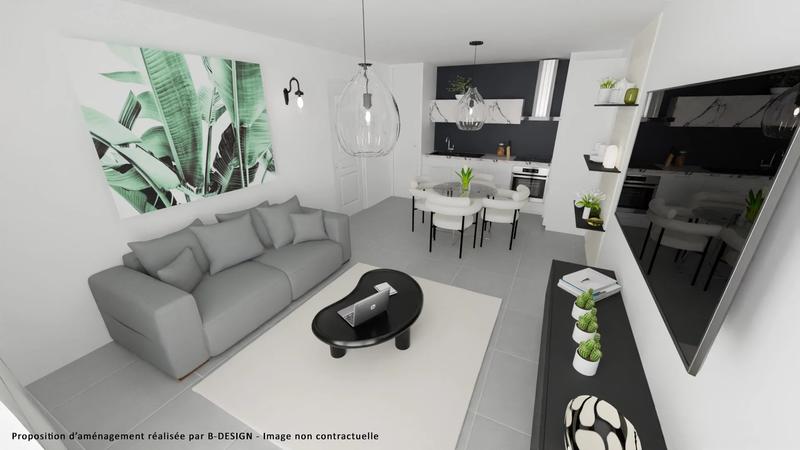 Appartement - 59 m² - 3 pièces