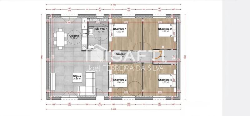 Maison - 106 m² - 5 pièces