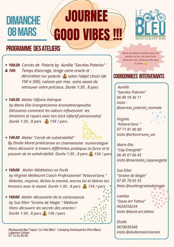 Journée Good Vibes au Vélo Bleu