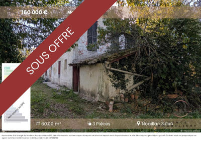 Maison - 60 m² - 3 pièces