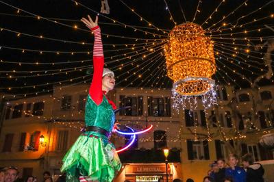 Lancement des illuminations de Noël