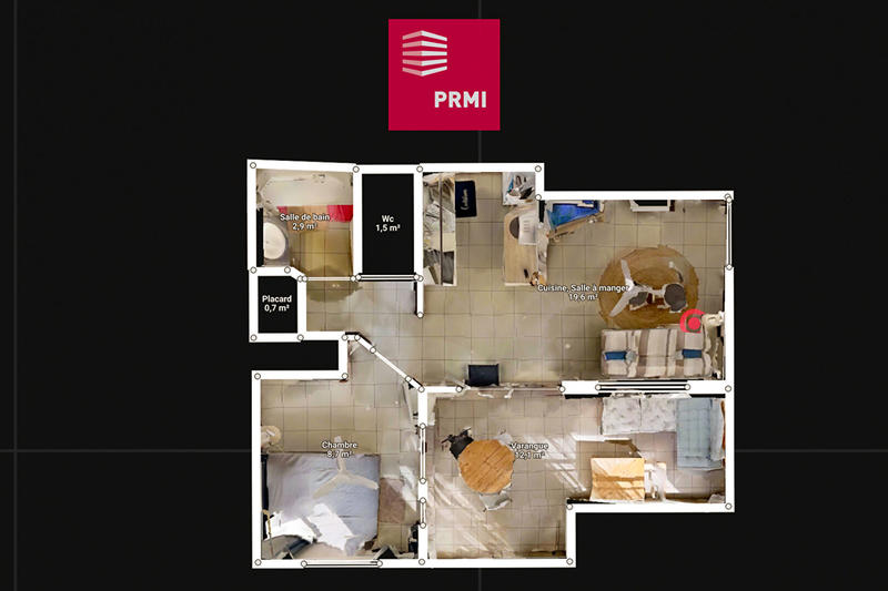 Appartement - 35 m² - 2 pièces