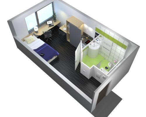 Appartement - 18 m² - 1 pièce