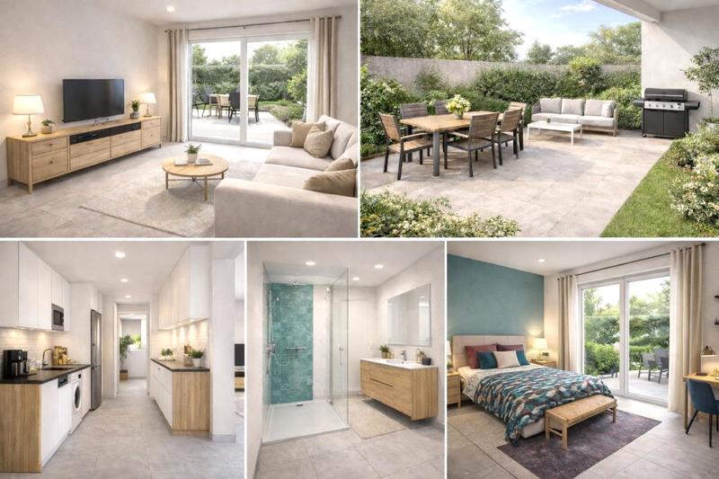 Appartement - 67 m² - 3 pièces