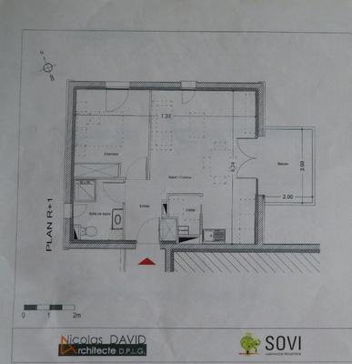 Appartement - 43 m² - 2 pièces