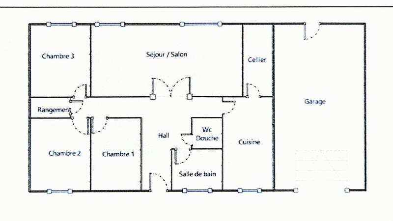 Maison - 92 m² - 4 pièces