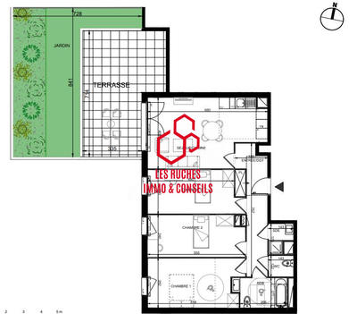 Appartement - 83 m² - 4 pièces