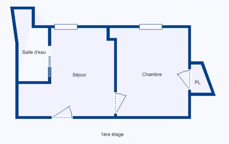 Appartement - 26 m² - 2 pièces