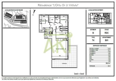 Appartement - 90 m² - 4 pièces