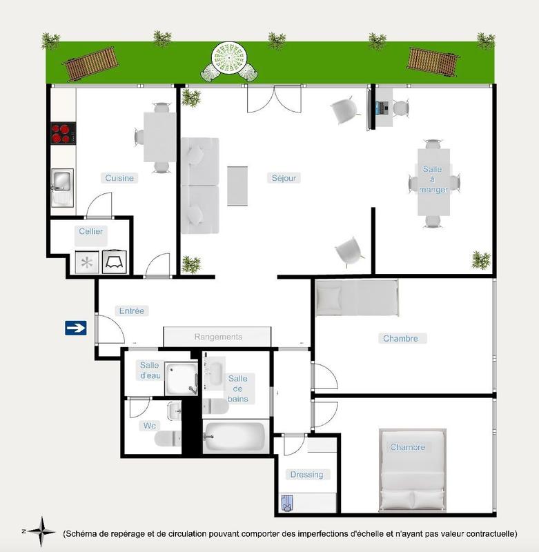Appartement - 86 m² - 4 pièces