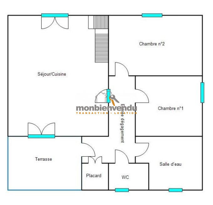 Maison - 77 m² - 5 pièces