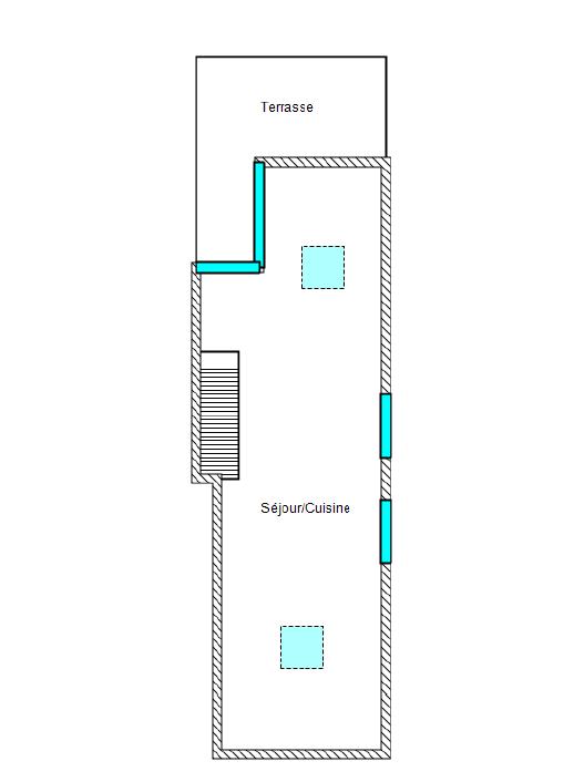 Duplex - 85 m² - 3 pièces