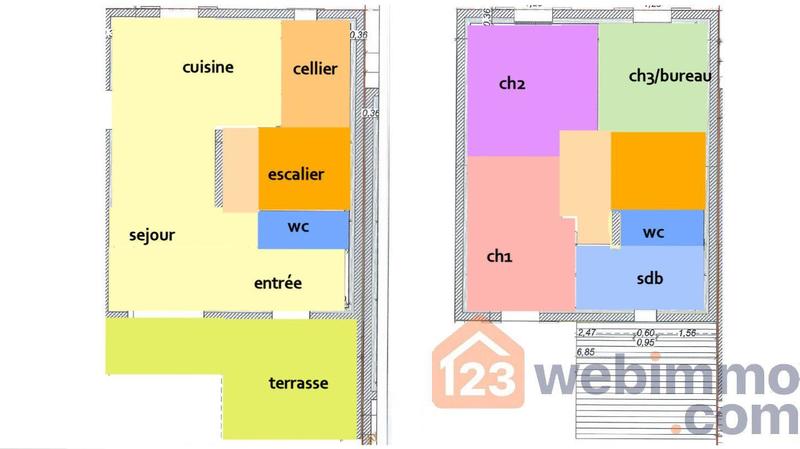 Villa - 80 m² - 4 pièces