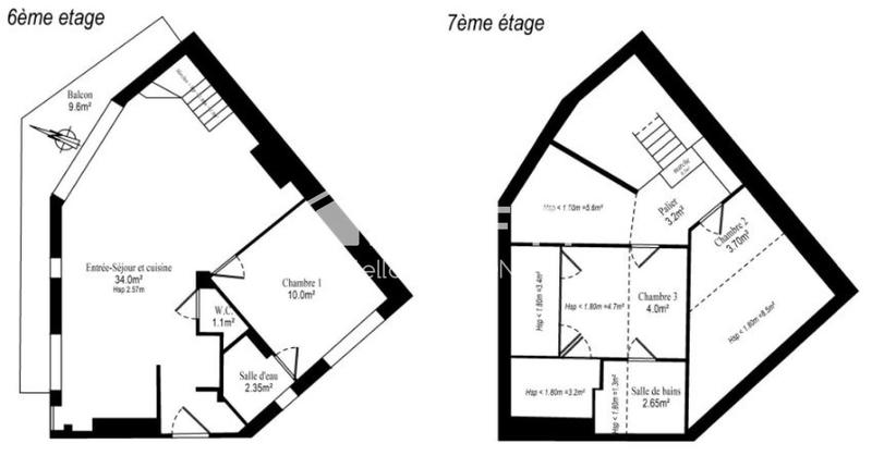 Appartement - 88 m² - 3 pièces