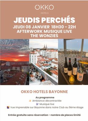 Jeudi Perché au Okko Hotels - Afterwork musique live