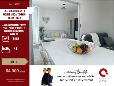 Appartement ancien - 63 m² - 4 pièces