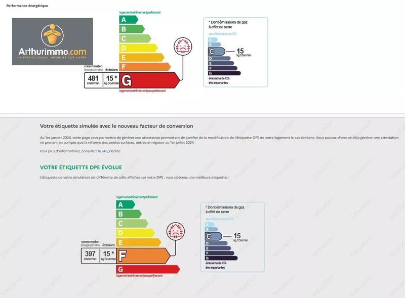 Appartement - 24 m² - 1 pièce