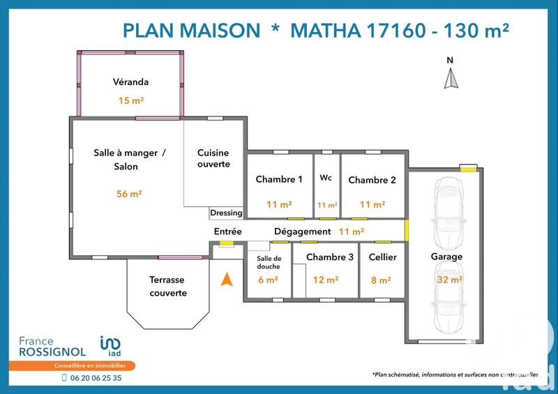 Maison - 130 m² - 5 pièces