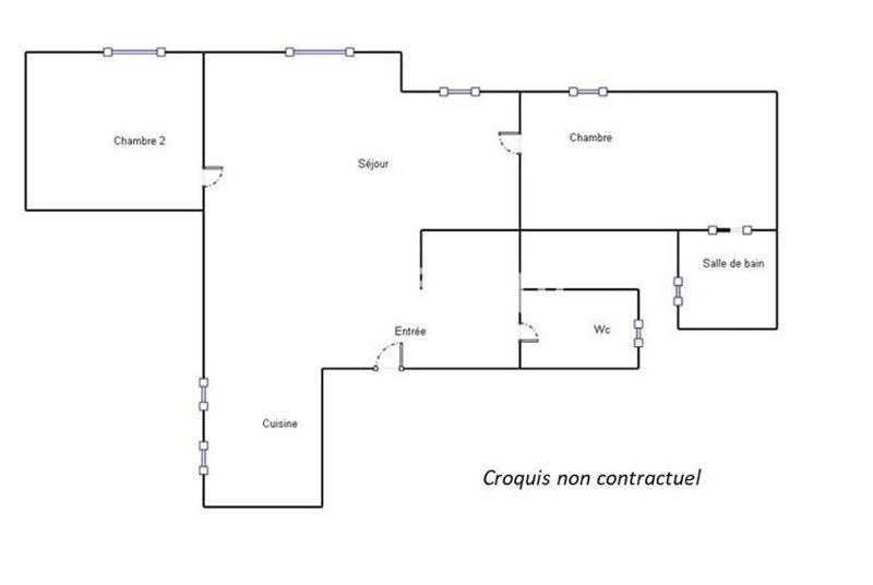 Appartement - 59 m² - 3 pièces