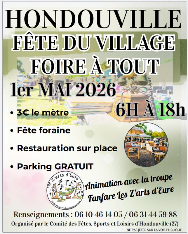 Foire à tout - fête du village