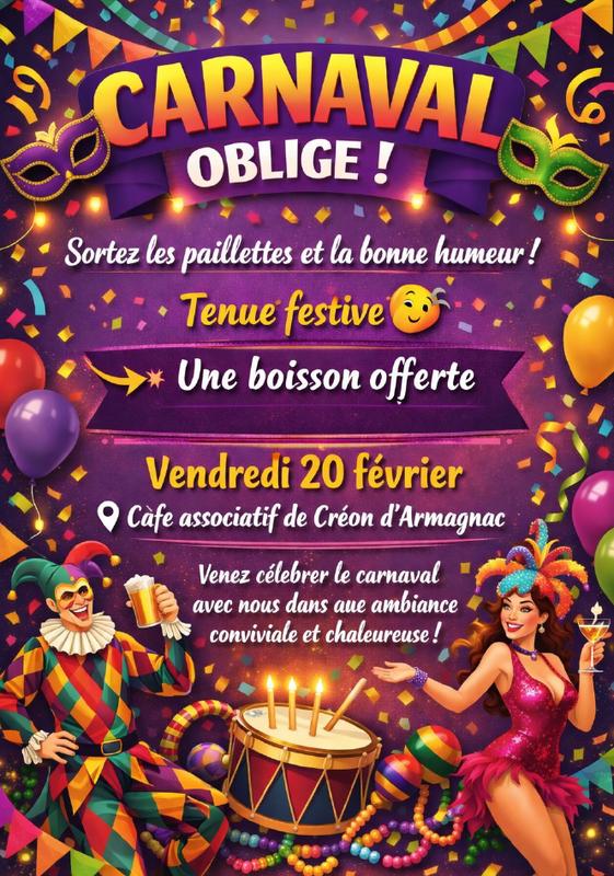 Carnaval oblige !
