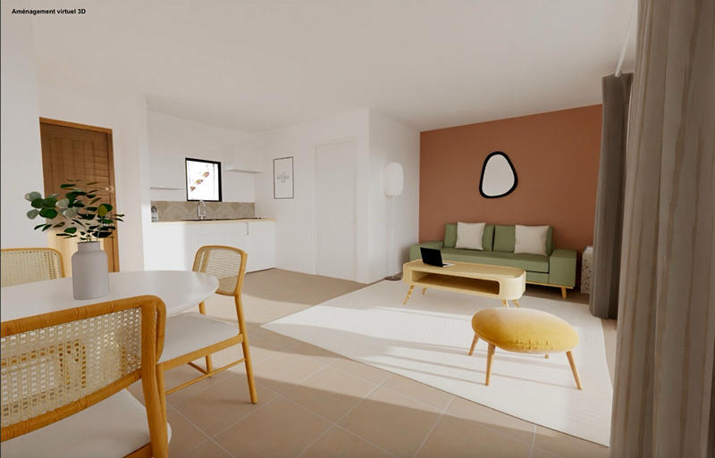 Appartement - 35 m² - 1 pièce