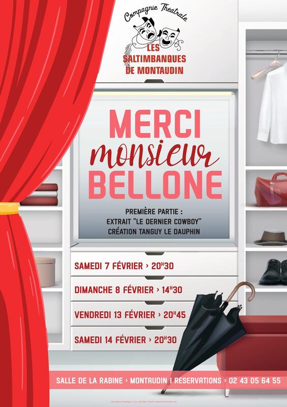 🎭 les Saltimbanques de Montaudin jouent ''Merci Monsieur Bellone''