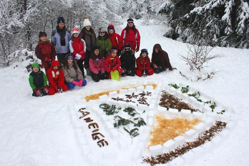 Atelier : création dans la neige
