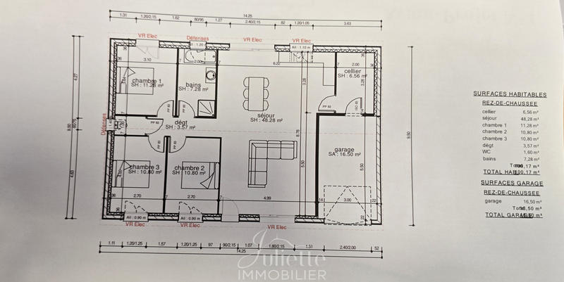 Maison - 117 m² - 1 pièce