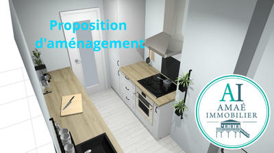 Appartement - 63 m² - 2 pièces