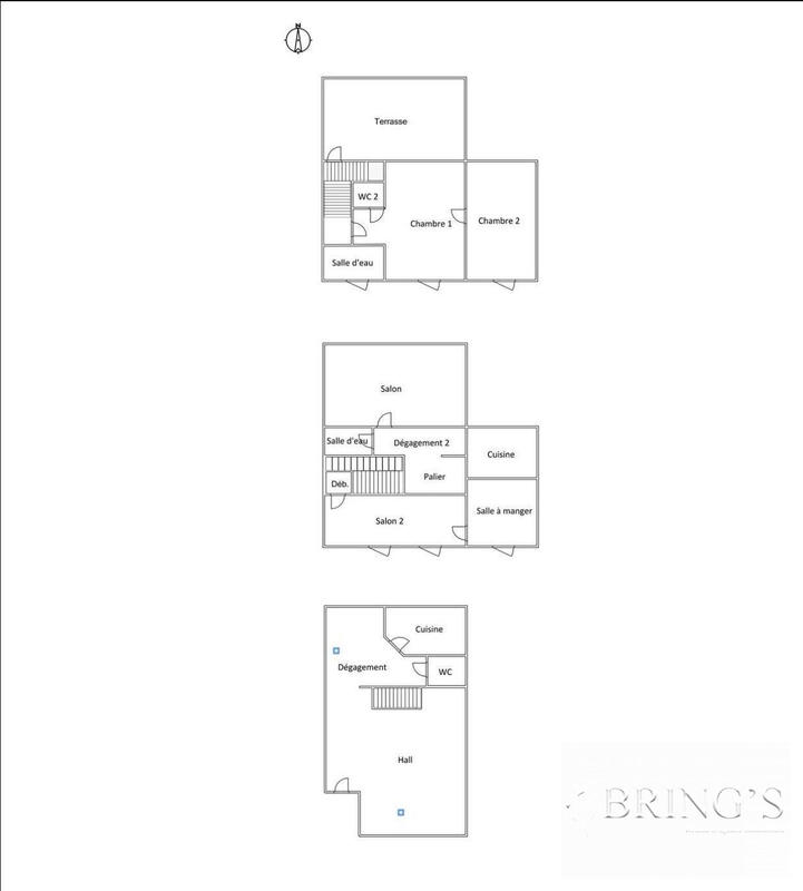 Immeuble - 160 m² - 2 pièces