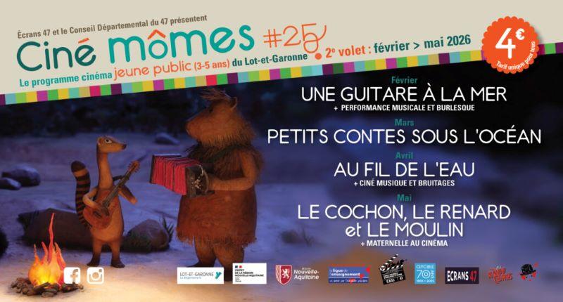 Ciné-Mômes « une guitare à la Mer » au Cinéma le Plaza