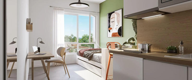 Appartement - 20 m² - 1 pièce