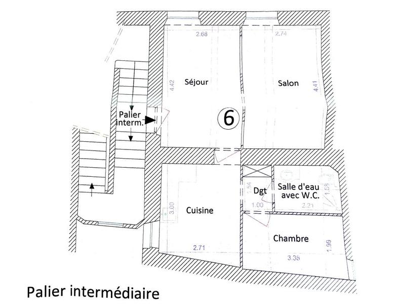 Appartement - 44 m² - 2 pièces